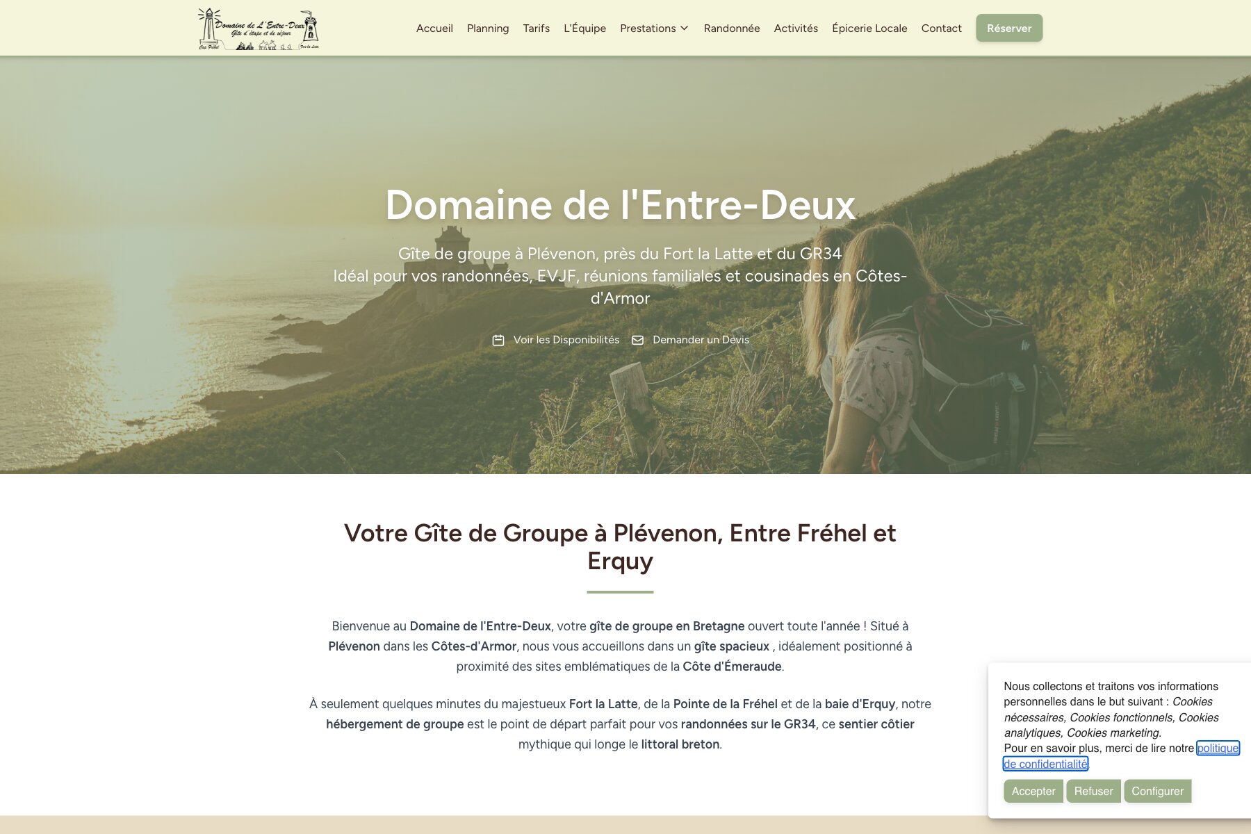 Aperçu — Domaine de l'Entre-Deux, Cap Fréhel