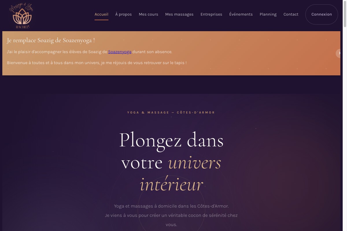 Aperçu — Rachel Massage & Yoga, Plancoët